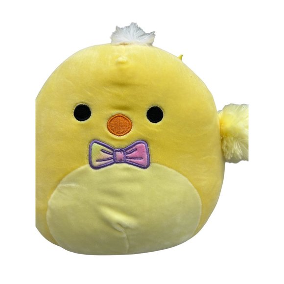 Easter Squishmallow Triston the 8" Yellow Chick w/Bow Tie  2022 Plush Stuffed To - Picture 2 of 5